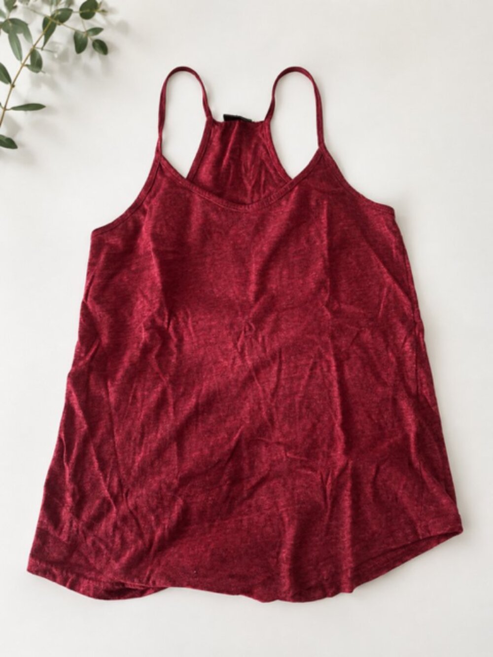 Mystic Burgundy Racerback Tank – Size M